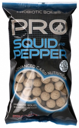 Boilies STARBAITS Probiotic Squid & Pepper 1kg 14mm